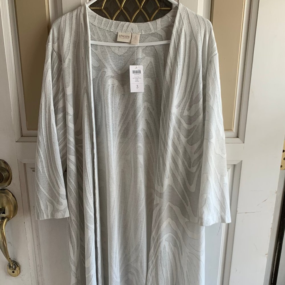 Chico's Duster Sz3